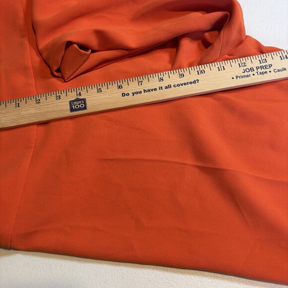 Zara Orange Flare Dress Pants with zipper on one side size XS NWT - Picture 9 of 14